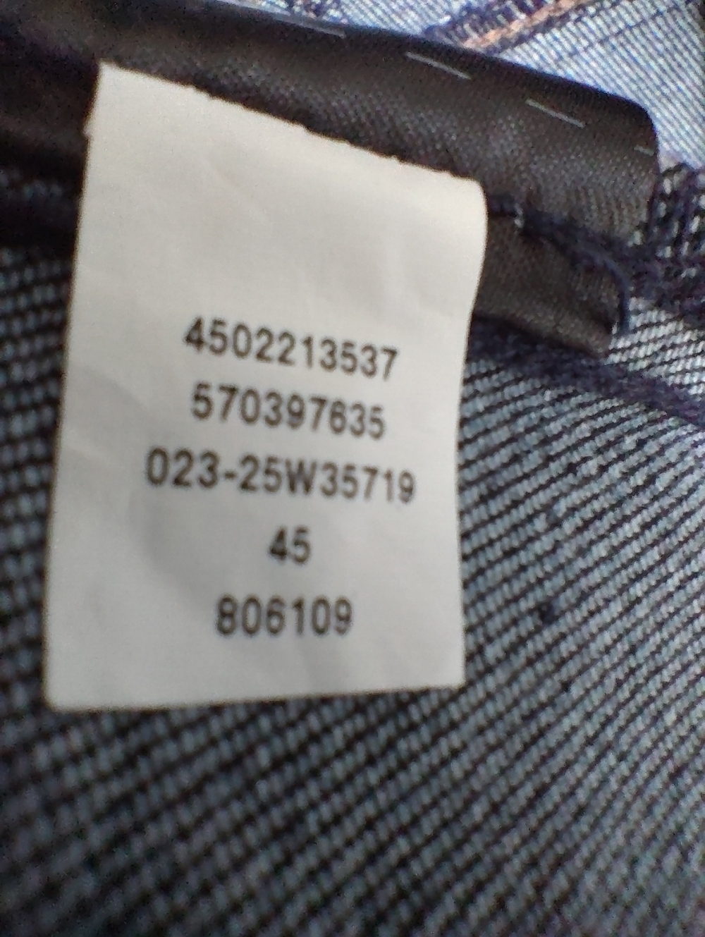 White House Black Market Dark Indigo Denim Jacket sz M - Picture 8 of 8